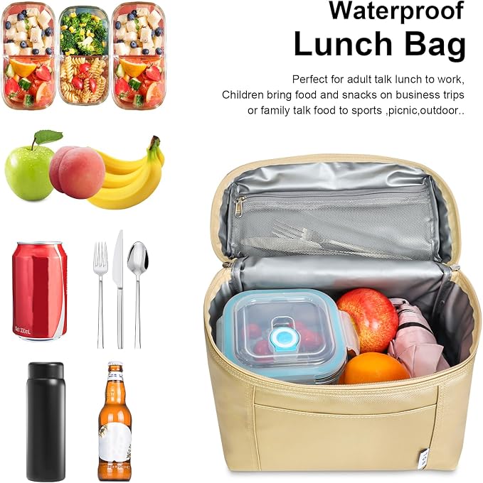 NOL Natural Organic Lifestyle Insulated Lunch Bags - Image 6