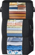 Fab totes 24 Gallons Clothes Storage, Foldable Thick Fabric Blanket Storage Bags by Fabtotes