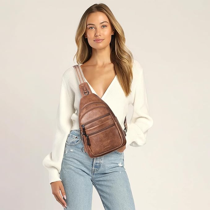 Sling Bag for Women Crossbody Bags Fanny Packs Over Shoulder Bag Sling Purse - Image 9