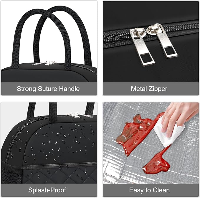 Lunch Bag Lunch Box for Women Men Insulated Reusable Large Lunch Tote Bag Adult - Image 7