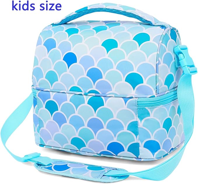 FlowFly Double Decker Cooler Insulated Lunch Bag Large Tote - Image 6