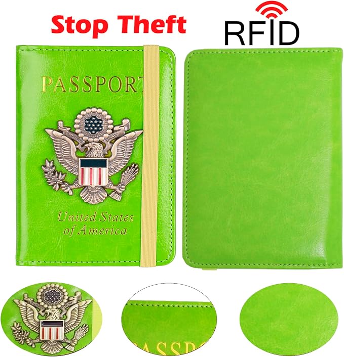 Passport Holder for Travel Passport Cover for Men Passport Wallet Case - Image 4
