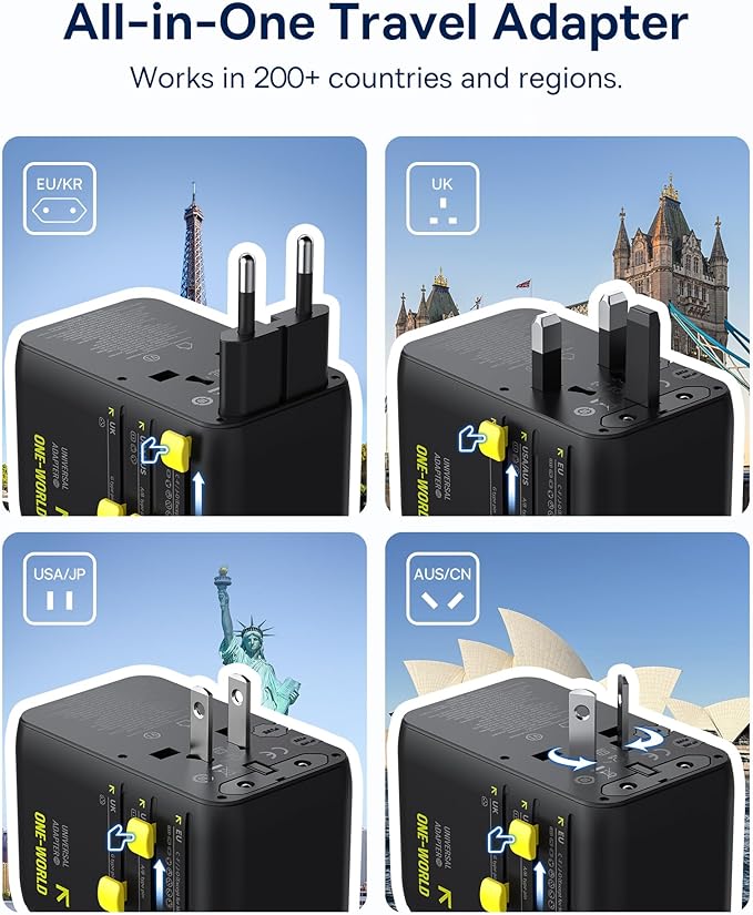 Baseus 70W Universal Travel Adapter - Image 2