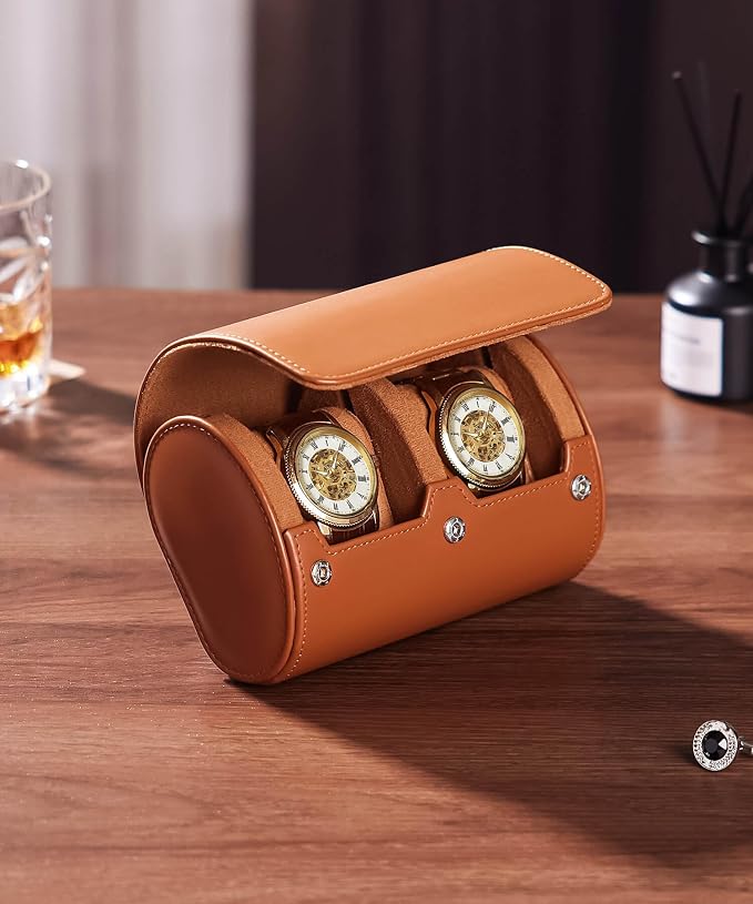 Homde Travel Watch Box Leather: Traveling Case - Image 8