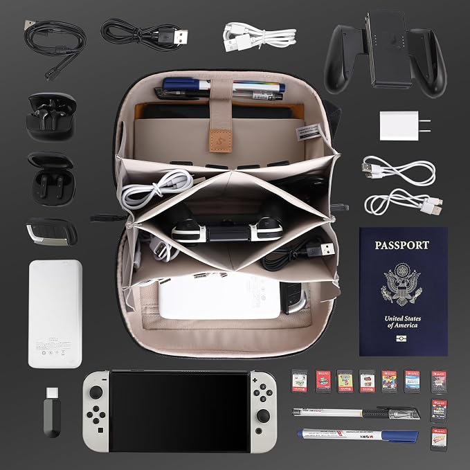 Electronic Organizer Travel Case Bag - Image 3