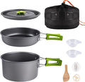 aiGear Camping Cookware Mess Kit, Non-Stick Camping Pan Pot Kettle, Lightweight by aiGear