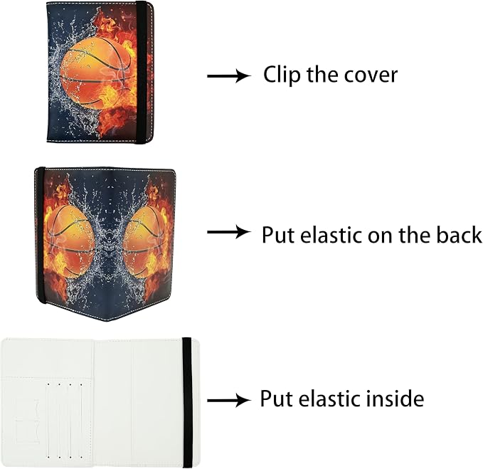 Basketball Passport Holder for Women and Men PU Leather Passport Cover for - Image 4
