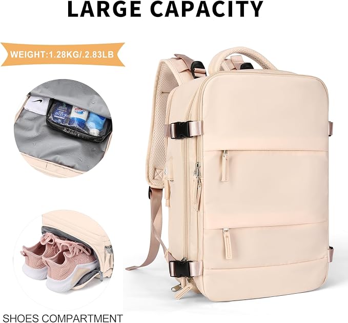 coowoz Large Casual Travel Backpack - Image 4