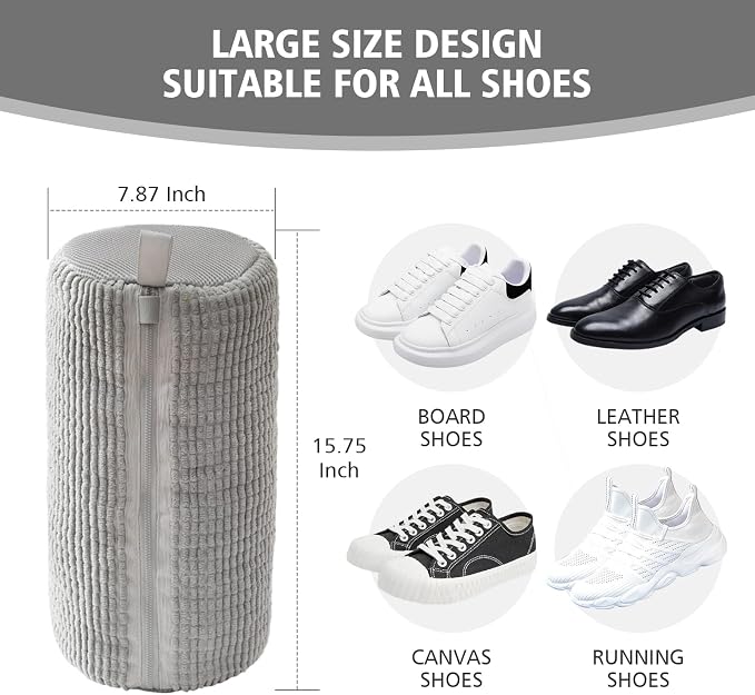 HEAVYWOOD Shoes Bag for Washing Machine Reusable Shoe Cleaning Washing Machine - Image 2