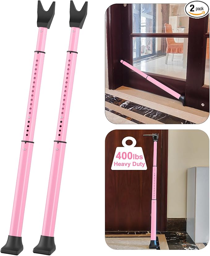 Rerishom Door Security Bar, Door Stoppers Security bar, Heavy Duty Door Lock by HuiQiuRerishomLtd