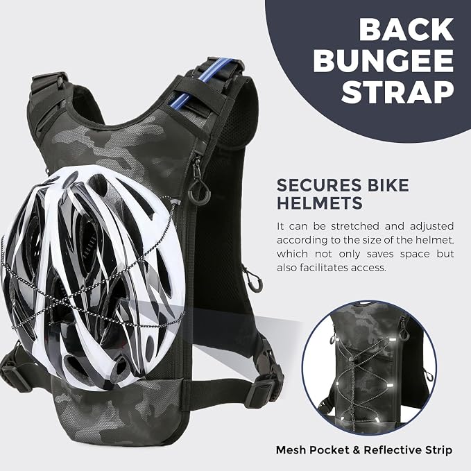 USA Original Patent Running Hydration Vest Backpack, Lightweight Chest Pack - Image 3
