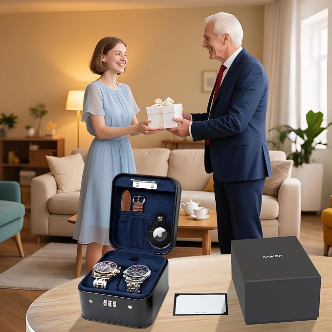 KAMIER Watch Travel Case with Combination Lock - Image 8