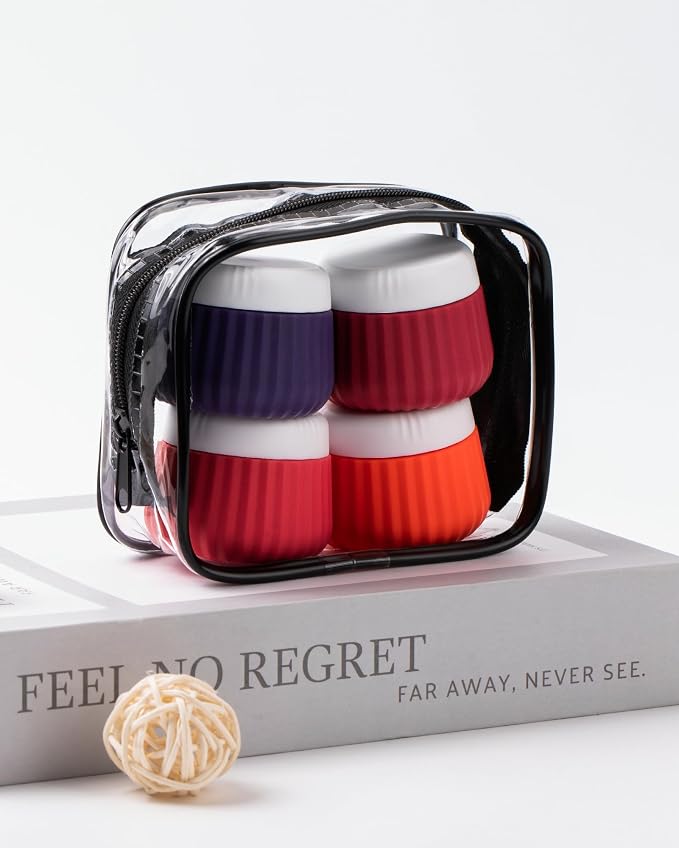 Travel Containers for Toiletries 4 Pack, TSA Approved Travel Size Toiletries - Image 9