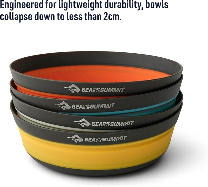 Sea to Summit Frontier Ultralight Collapsible Bowl, Puffins Bill Orange - Image 5