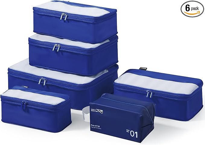 6 Set Compression Packing Cubes by SOARSAIL