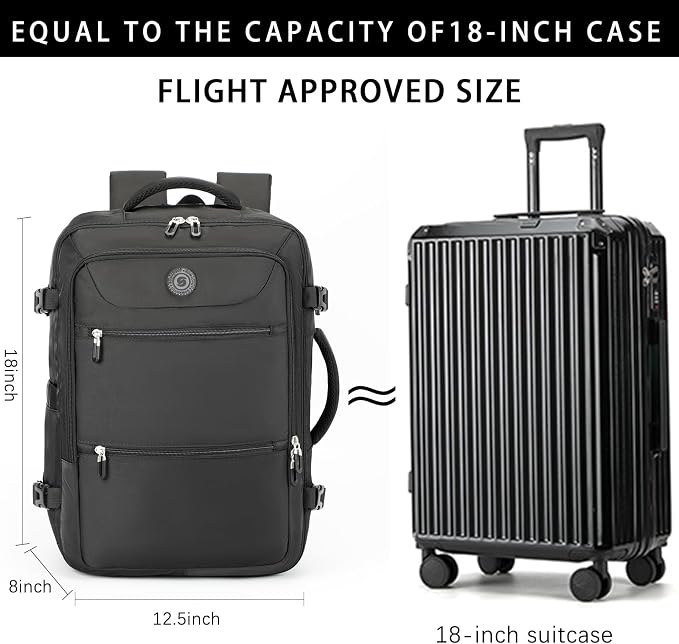 Sowaovut Travel Laptop Backpack, Extra Large High School College Backpacks - Image 3