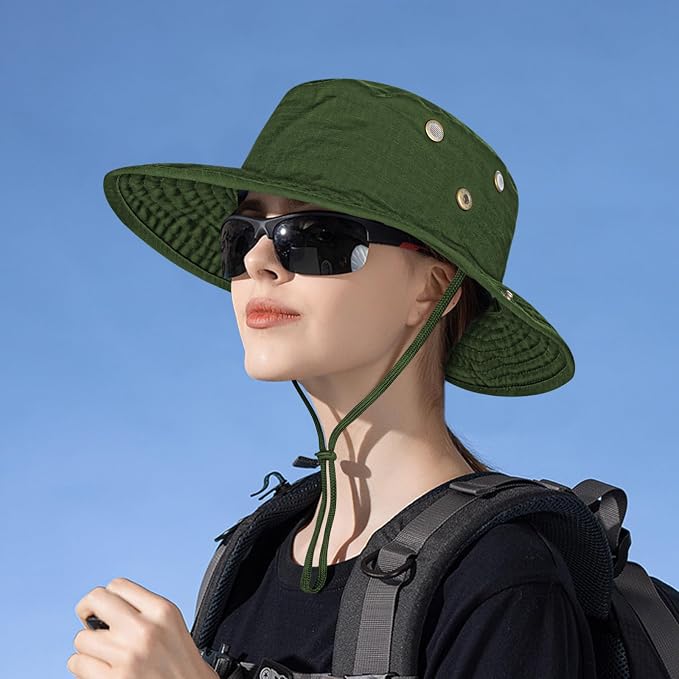 Sun Hats for Men Women Boonie Hat Foldable Fishing Hat UPF 50+ Bucket Hat for - Image 6