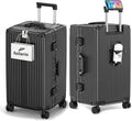 feilario 26in Super Large Captain Aluminum Frame Hardside Spinner Wheels Luggage by feilario