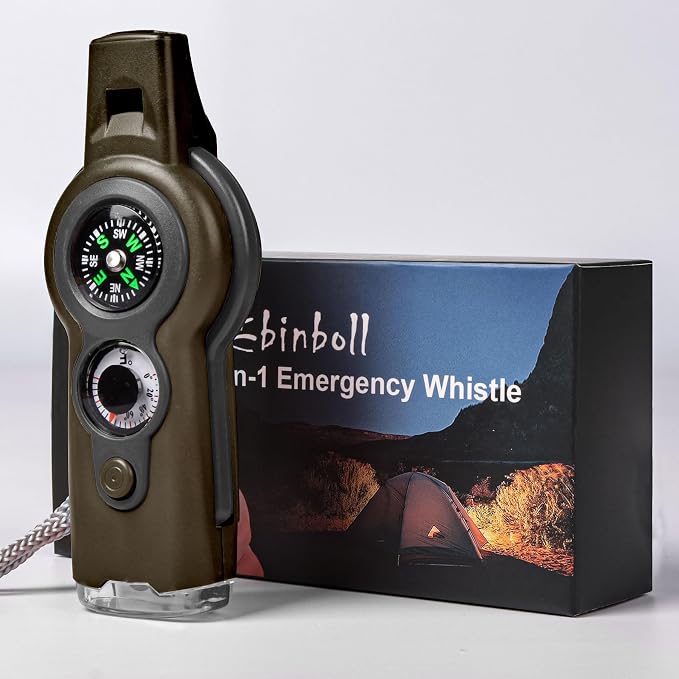 Emergency Survival Function Whistle, Outdoor Multifunctional Tool Safety Whistle - Image 2
