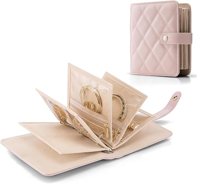 Vlando Travel Jewelry Organizer Case, Gifts by VLANDO
