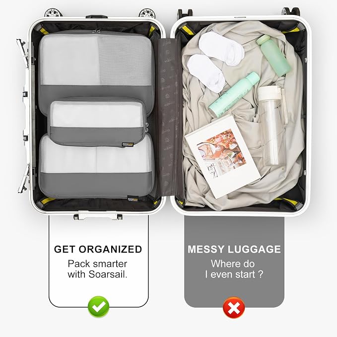 6 Set Compression Packing Cubes - Image 6