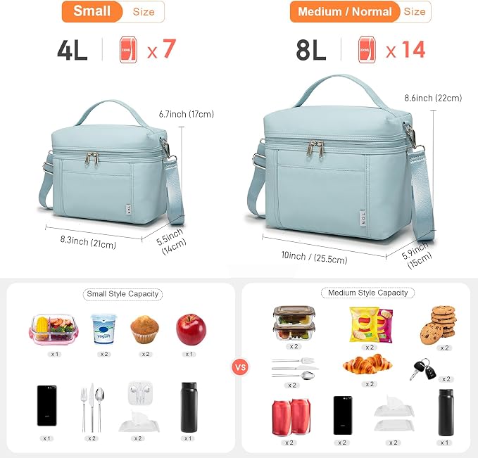 NOL Natural Organic Lifestyle Insulated Lunch Bags - Image 3