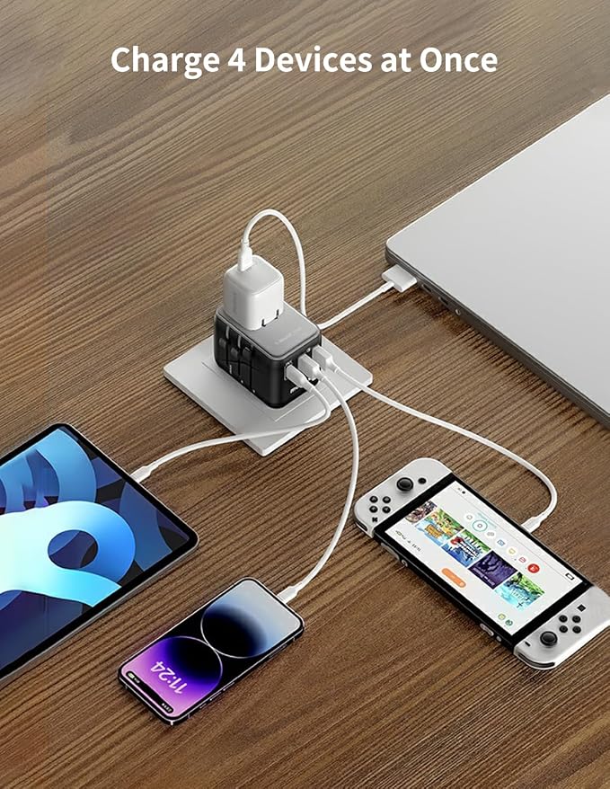 MOMAX Universal Travel Adapter, 20W+18W International Plug Adapter - Image 4