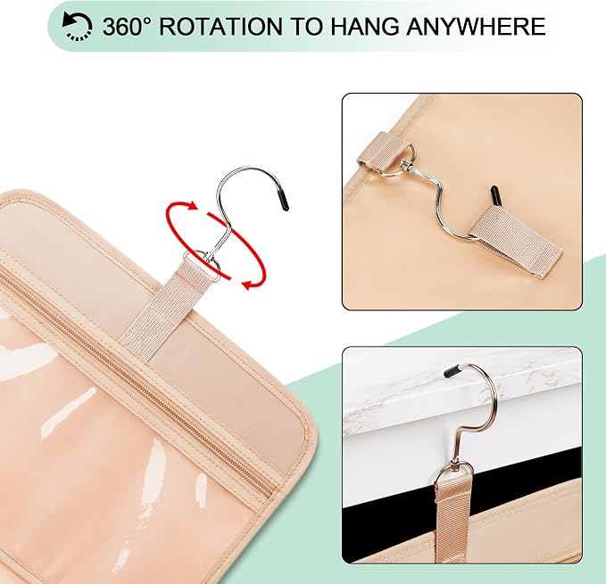 Travel Hanging Toiletry Bag for Women, Cruise Ship Essentials, - Image 7