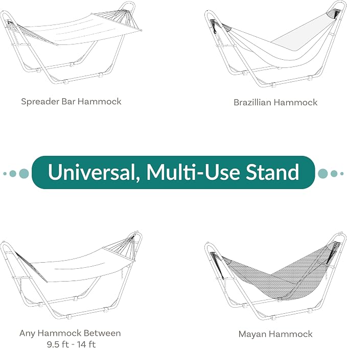 Sunnydaze Universal Double Hammock Stand Only - Image 2