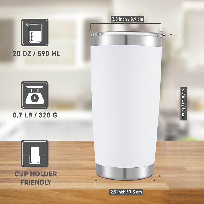 20 oz Tumbler Stainless Steel Tumblers - Image 5
