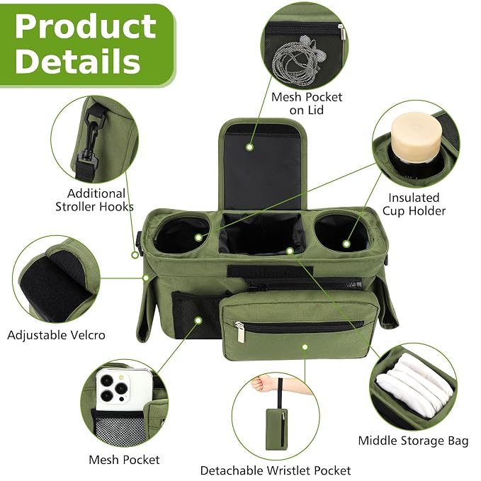 Accmor Universal Stroller Organizer - Image 4