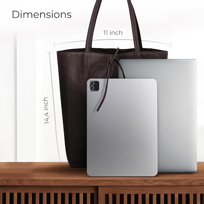 Italian Calf Leather Tote for Women - Image 2