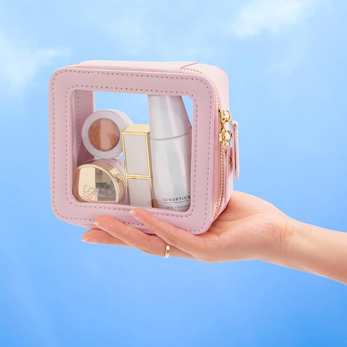Aveniee Small Clear Makeup Bag, Mini Travel Toiletry Organizer TSA Approved - Image 6