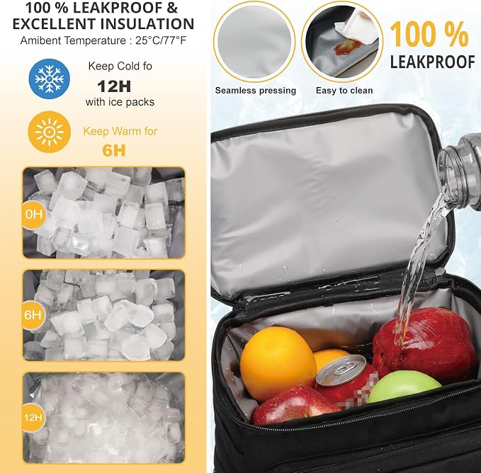 Tactical Backpack Cooler, Soft Lightweight Leakproof Cooler Backpack, Insulated - Image 5