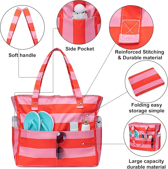 Waterproof Beach Tote Pool Bags - Image 5