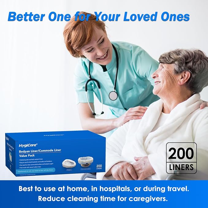 200 Count Enlarged Bedside Commode Liners - Image 2