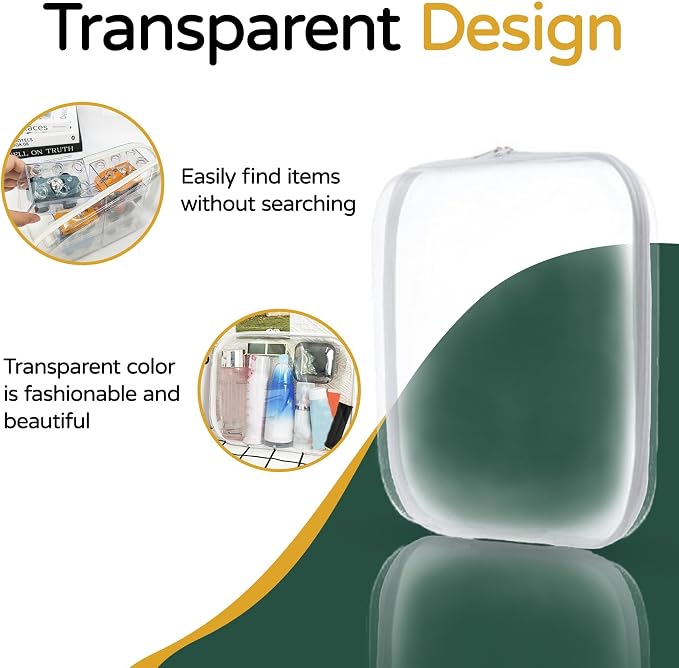 3PCS Zippered Transparent Cases - Image 5