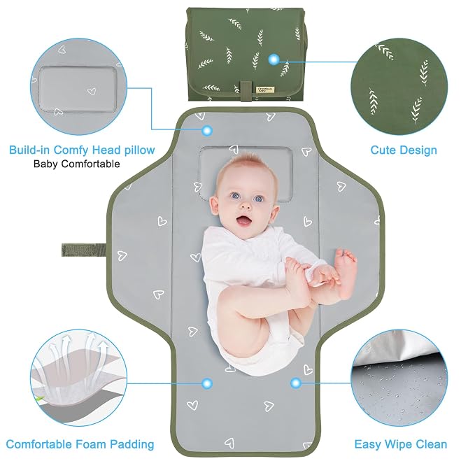 Baby Portable Changing Pad Travel - Image 2