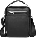 KPYWZER Genuine Leather Shoulder Bag Small Men Messenger Pack Handbag Sling by KPYWZER