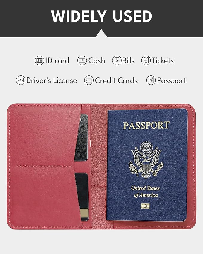 ALLIVE Genuine Leather Passport Holder - Image 4