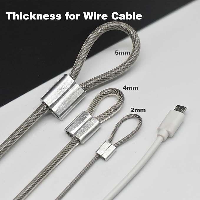 5 Pcs 5mm Wire 24 inch Vinyl Coated Stainless Steel Cable - Image 2