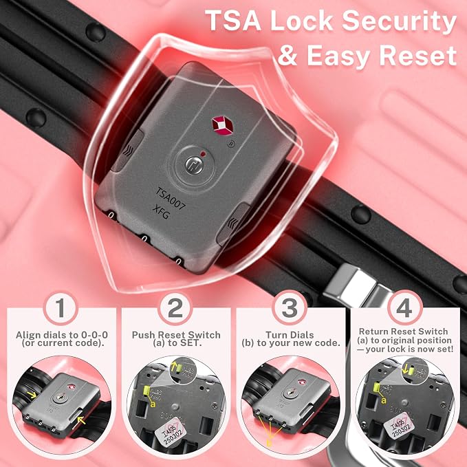 Krute Aluminum Frame Luggage 28 Inch TSA Lock No Zipper Luggages Checked - Image 3