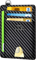 FurArt Slim Minimalist Wallet, Front Pocket Wallets, RFID Blocking, Credit Card by FurArt