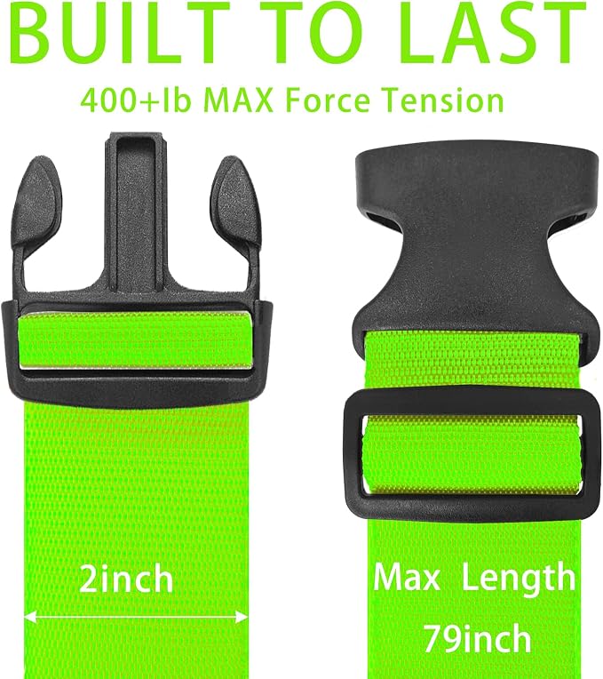 BILIONE Luggage Straps Belts TSA Approved Keep Suitcase Secure While Traveling - Image 7