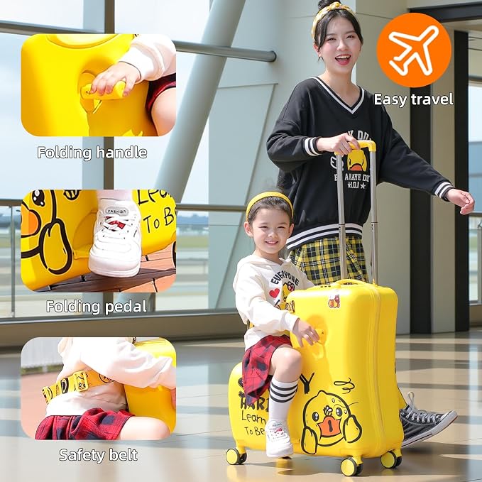 Kids' Lightweight Ride on Luggage - Image 2