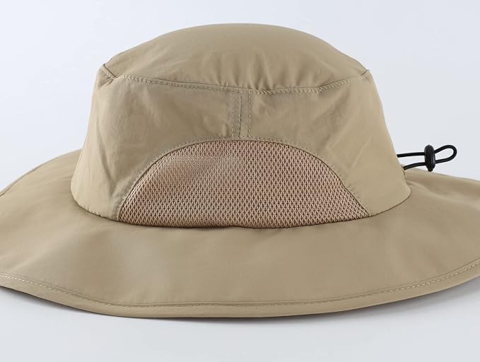 Home Prefer UPF50+ Mens Sun Hat Wide Brim Fishing Hat - Image 4