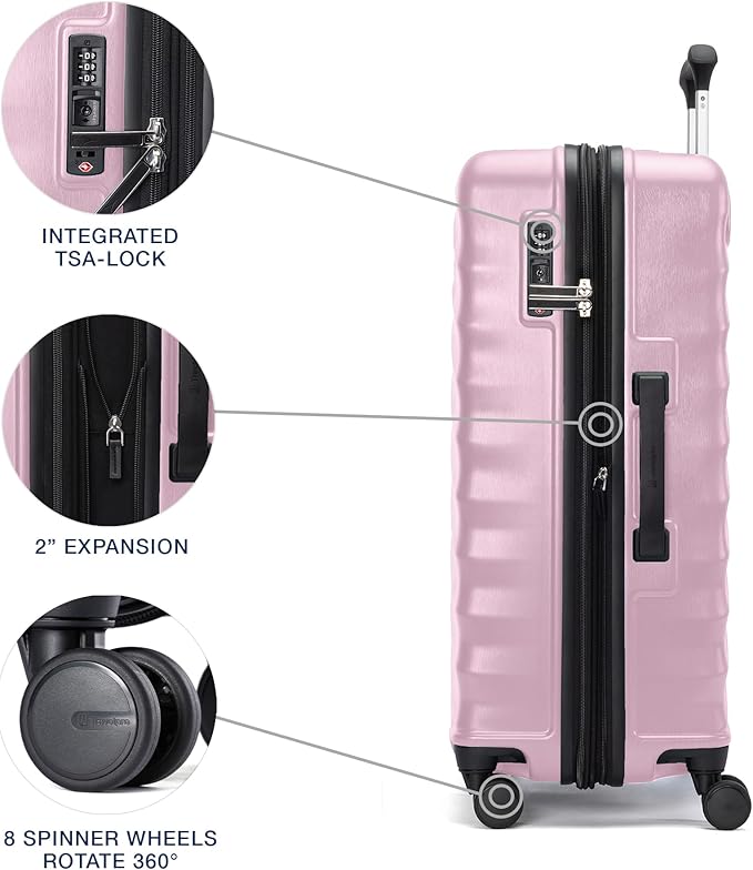 Travelpro Maxlite Air V2 Hardside Expandable Checked Luggage, 8 Spinner Wheels - Image 3