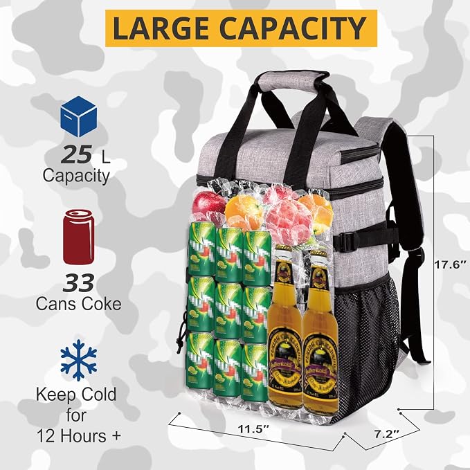 Tactical Backpack Cooler, Lunch Backpack - Image 5