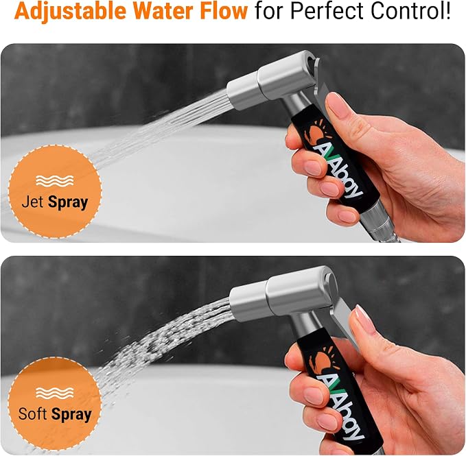 Hot and Cold Bidet Sprayer for Toilet w/Thermal Insulated Grip - Image 3
