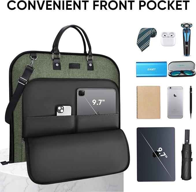 BALEINE Travel Garment Bag, Travel Suit Bag - Image 3